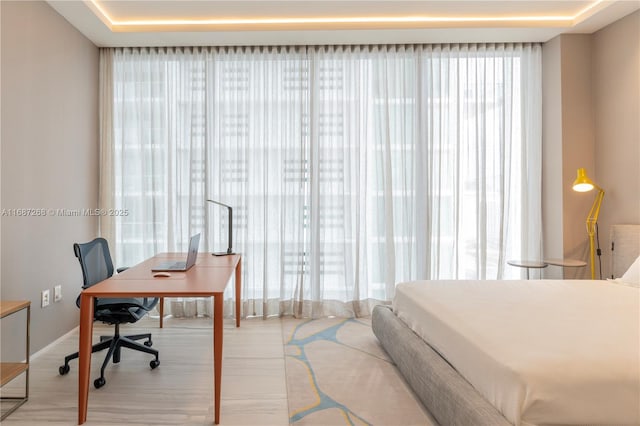 1000 Biscayne Blvd Unit 2702, Miami, FL 33132 - bedroom with wood finished floors and a desk
