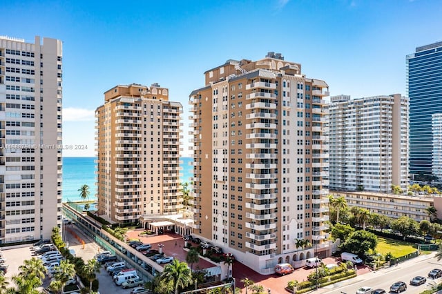 view of property featuring a water view