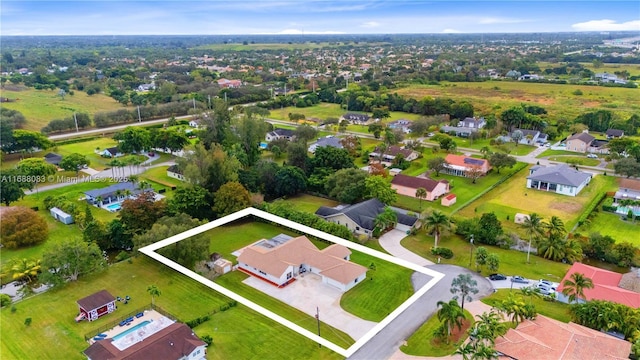 2940 SW 155th Ln, Davie, FL 33331 - aerial perspective of suburban area with property boundaries highlighted