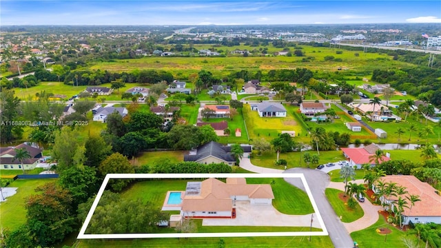 2940 SW 155th Ln, Davie, FL 33331 - aerial view of residential area featuring property boundaries highlighted