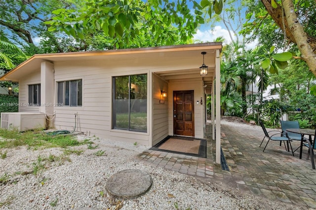 exterior space with a patio area