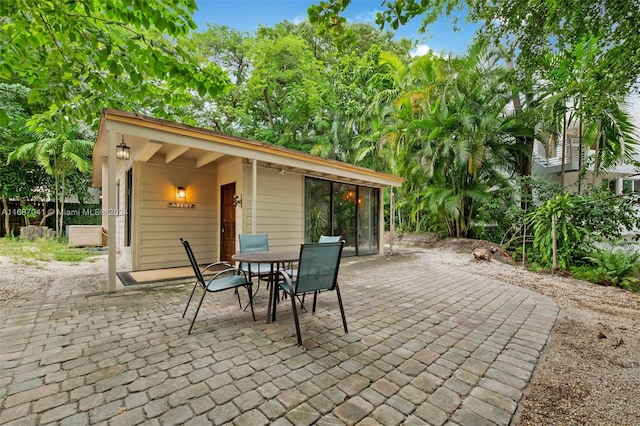 view of patio