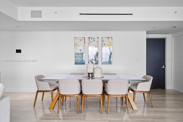 1451 Brickell Ave Unit 2205, Miami, FL 33131 - dining space with light wood-style flooring