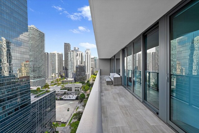 1451 Brickell Ave Unit 2205, Miami, FL 33131 - balcony with a view of skyline