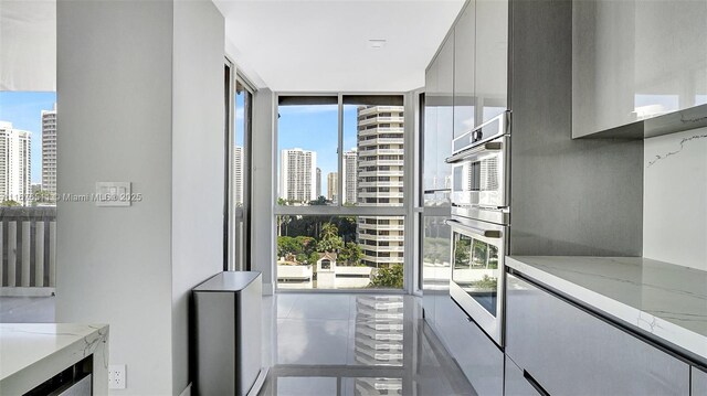 exterior space with a water view and a patio area