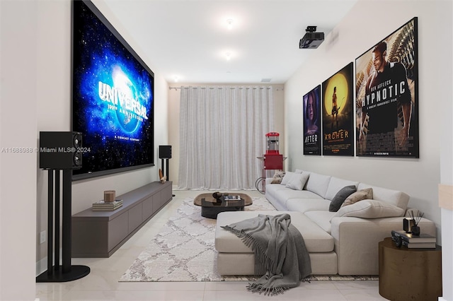 view of home theater room