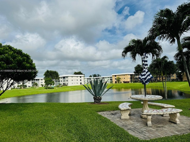 view of water feature