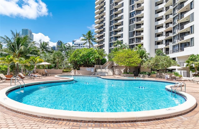 view of swimming pool