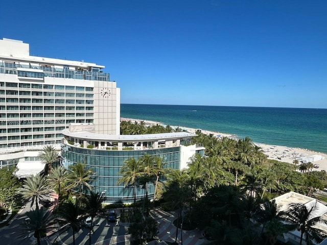 water view featuring a view of the beach