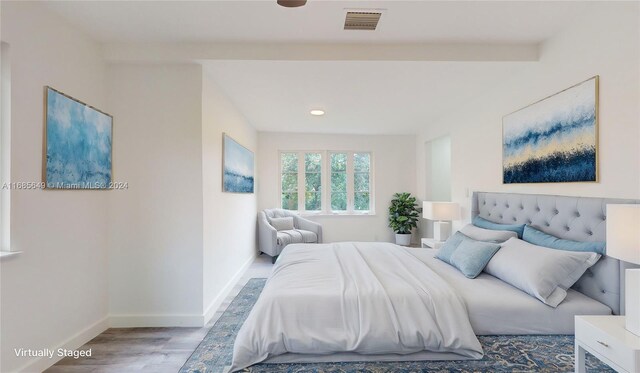 837 El Rado St, Coral Gables, FL 33134 - bedroom featuring wood finished floors, baseboards, and recessed lighting