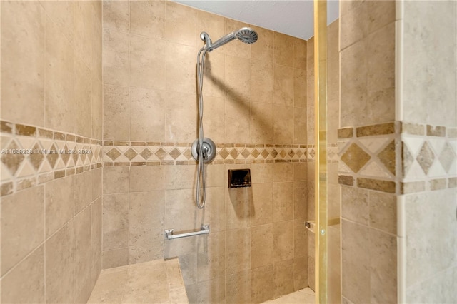 bathroom with an enclosed shower