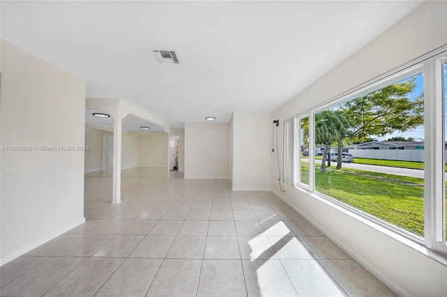 view of tiled empty room