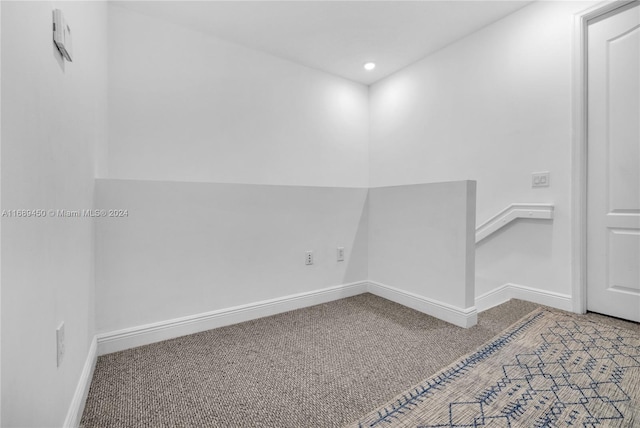 empty room with carpet floors