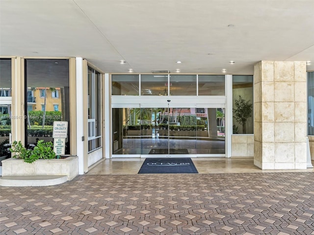 view of community lobby