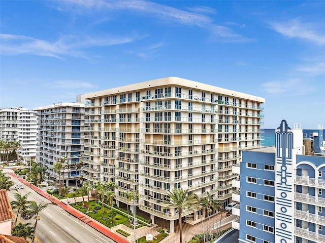 view of property featuring a water view