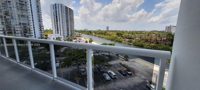 20505 E Country Club Dr Unit 739, Aventura, FL 33180 - balcony with a water view and a city view