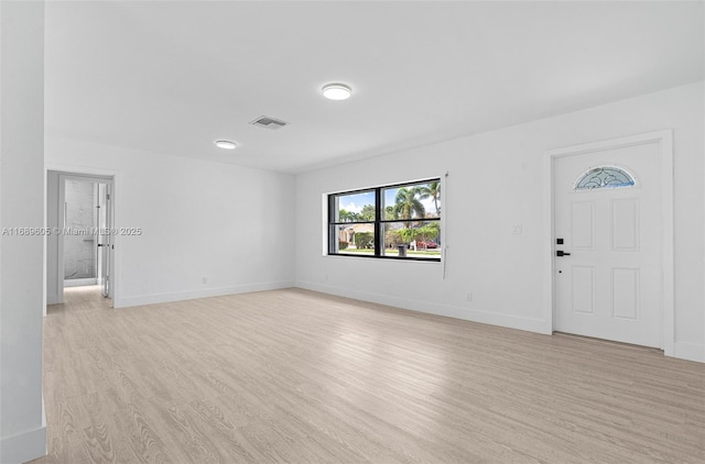 interior space featuring light hardwood / wood-style flooring