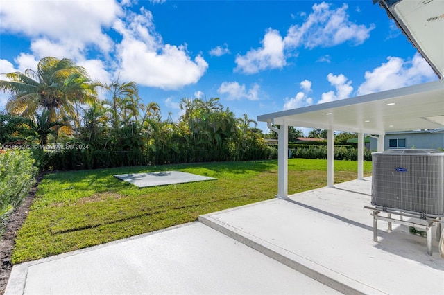 view of patio / terrace featuring cooling unit