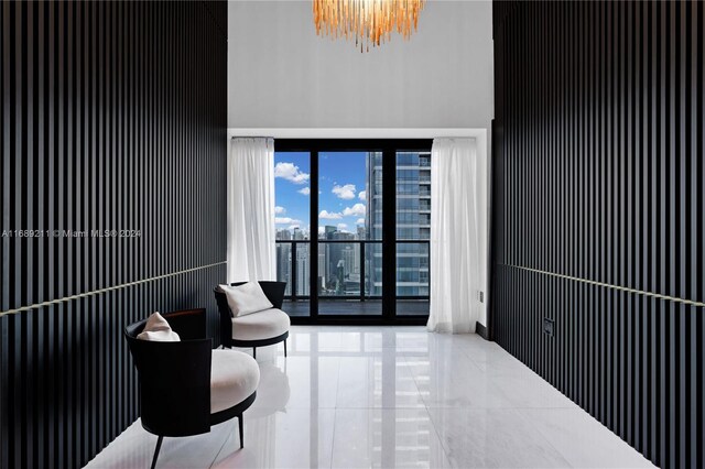 1451 Brickell Ave Ph 54, Miami, FL 33131 - common area with a high ceiling