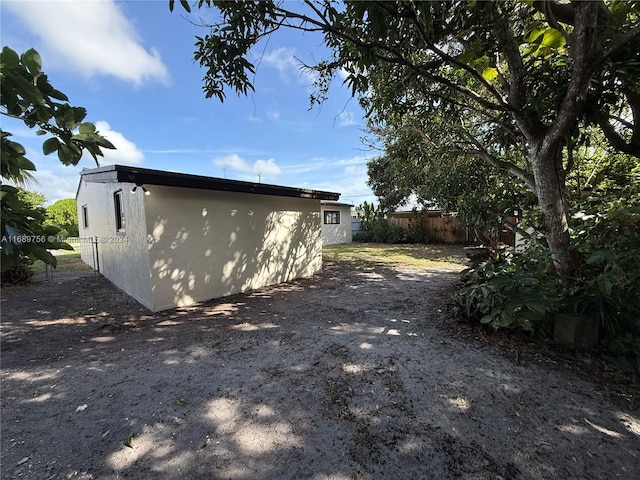 view of home's exterior