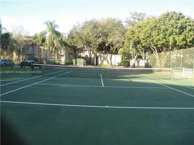 view of tennis court