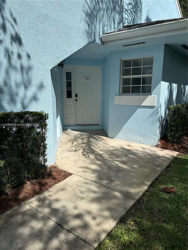 view of entrance to property