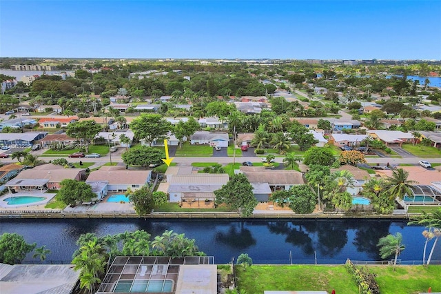 2000 NW 38th St, Oakland Park, FL 33309 - aerial perspective of suburban area with a nearby body of water
