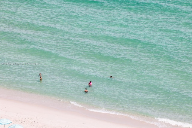 water view featuring a view of the beach