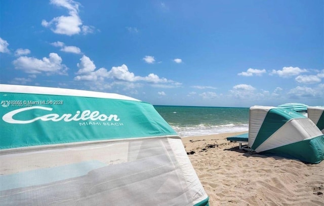 6801 Collins Ave Unit 1215, Miami Beach, FL 33141 - water view with nearby beach