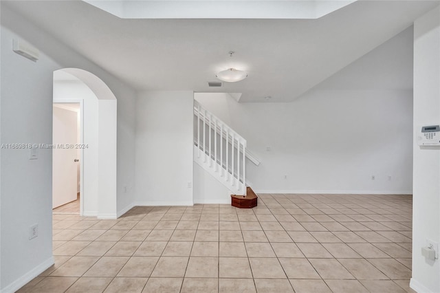 view of tiled empty room