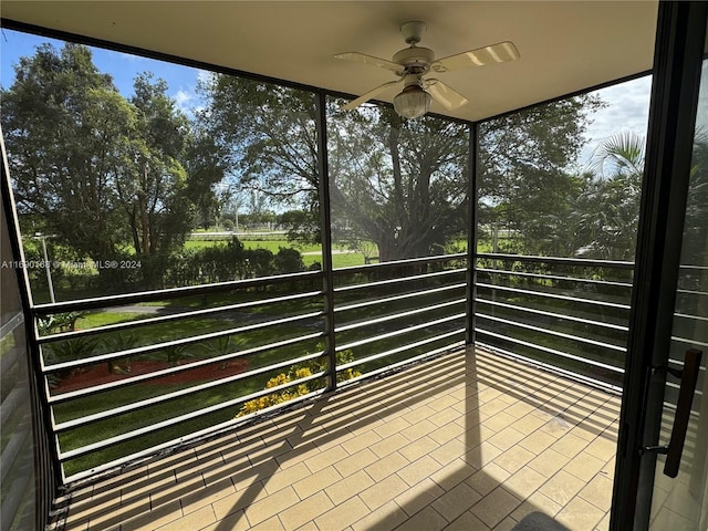 1100 Saint Charles Pl Unit 203, Pembroke Pines, FL 33026 - balcony featuring ceiling fan