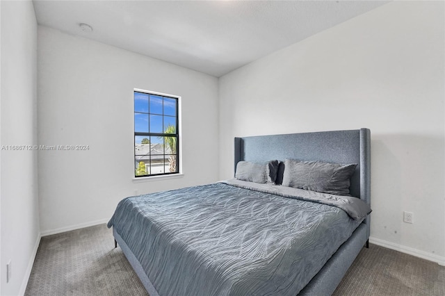 bedroom featuring carpet flooring