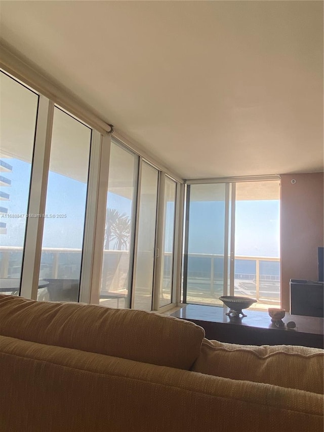 1850 S Ocean Dr Unit 810, Hallandale Beach, FL 33009 - living room featuring floor to ceiling windows