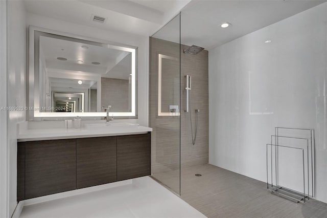 330 Sunny Isles Blvd Unit 5-2207, Sunny Isles Beach, FL 33160 - full bath featuring walk in shower and vanity