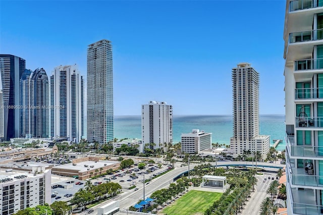 330 Sunny Isles Blvd Unit 5-2207, Sunny Isles Beach, FL 33160 - water view featuring nearby urban area