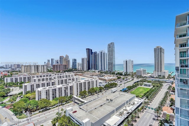 330 Sunny Isles Blvd Unit 5-2207, Sunny Isles Beach, FL 33160 - skyline view featuring a nearby body of water