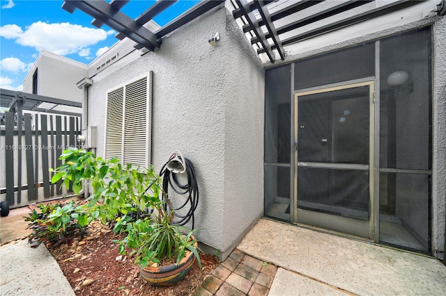 exterior space with a patio