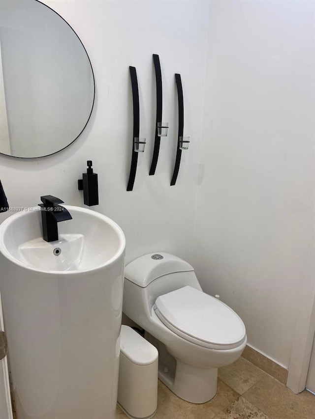 bathroom with toilet