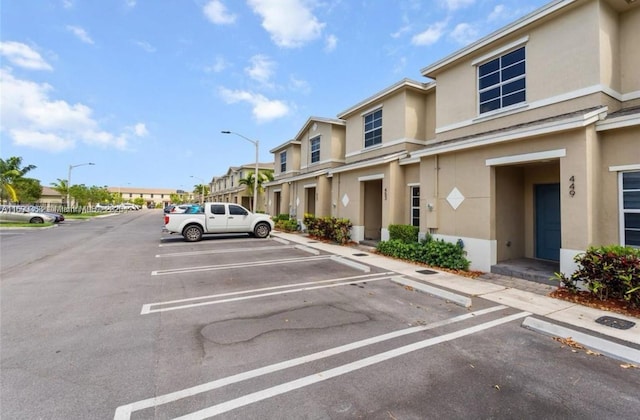 view of parking / parking lot