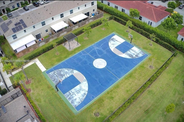 view of sport court