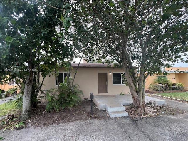 view of rear view of property