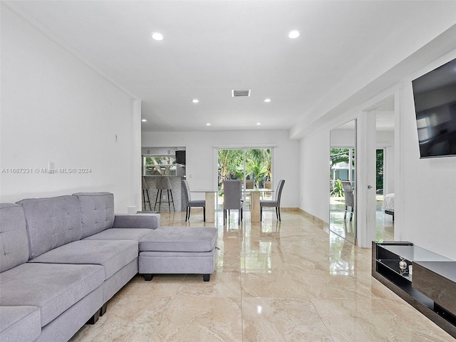 view of living room