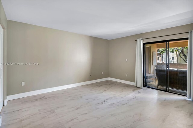 view of unfurnished living room