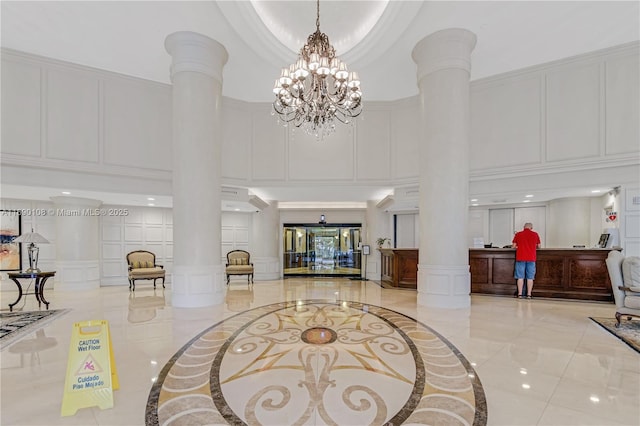 view of common area
