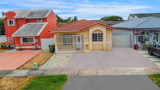 view of front of home