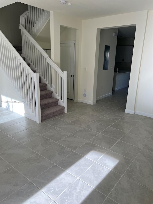 interior space featuring tile patterned floors