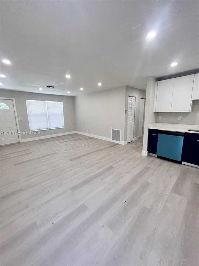 3731 SW 58th Ter, Davie, FL 33314 - interior space featuring light wood-type flooring