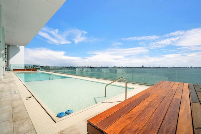 view of pool