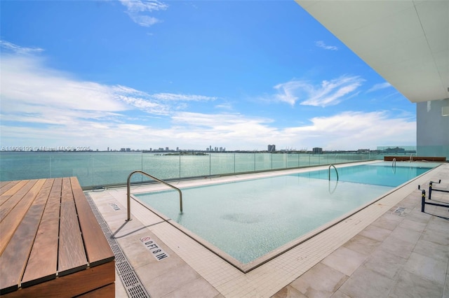 view of pool