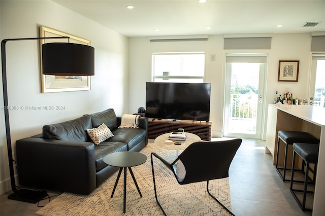 view of living room